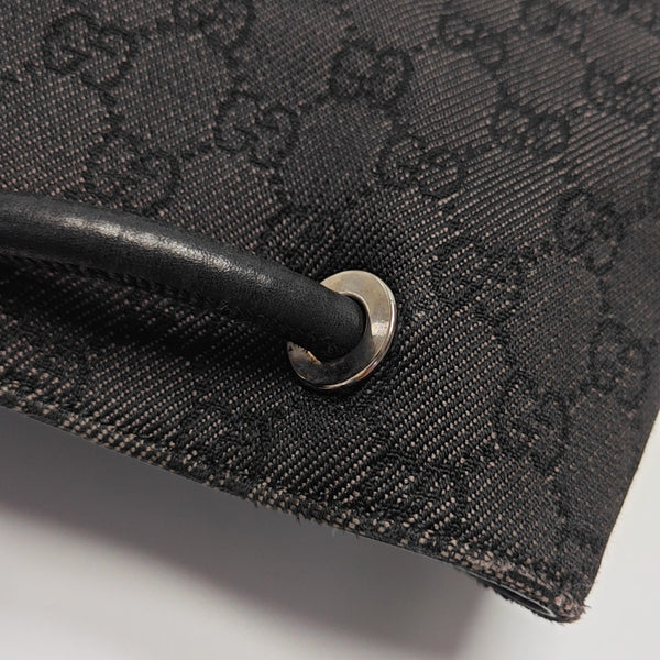 Monogram Canvas Tote Bag Gray