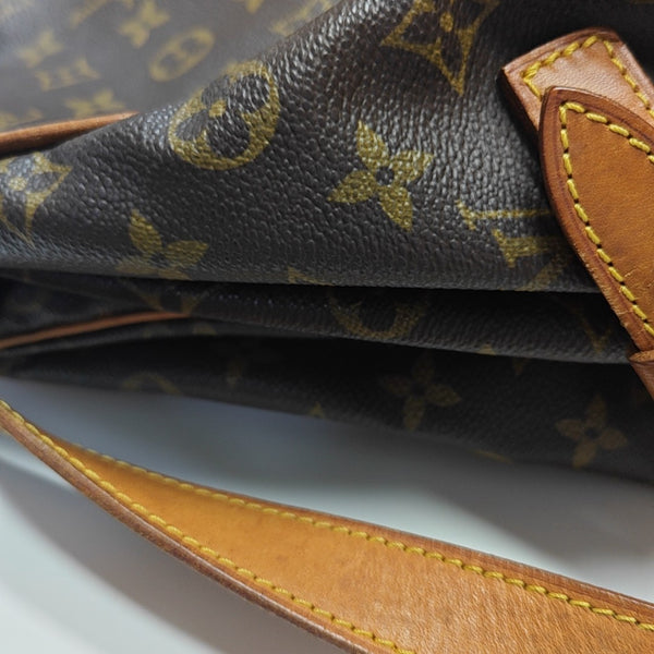 SAUMUR 35 Monogram Coated Canvas Brown