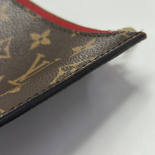NEVERFULL PM Monogram Coated Canvas Brown