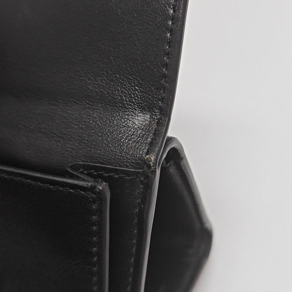 Calfskin Card Holder Black