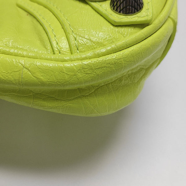 Le Cagole Mini Calfskin Green