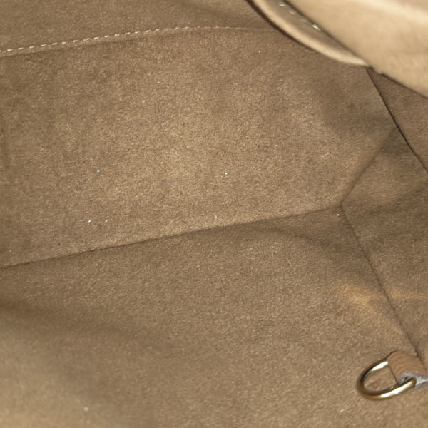 OLYMPE MM Monogram Coated Canvas Brown