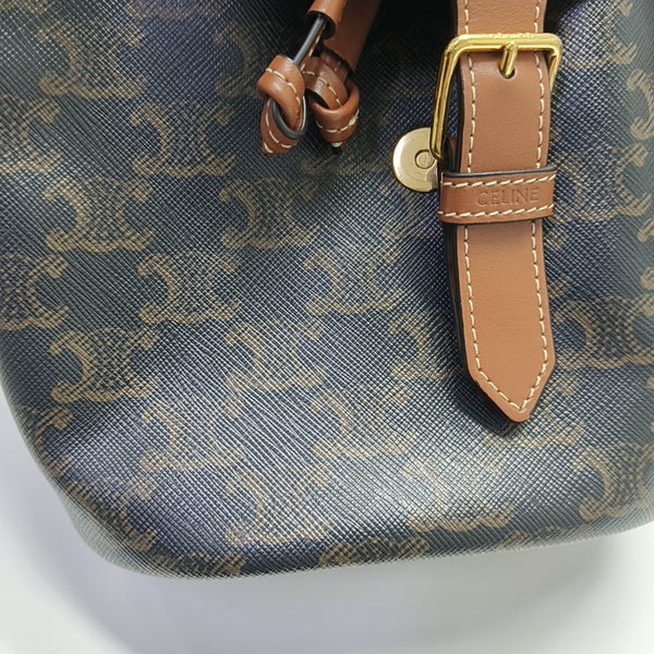 TRIOMPHE Mini Coated Canvas Brown