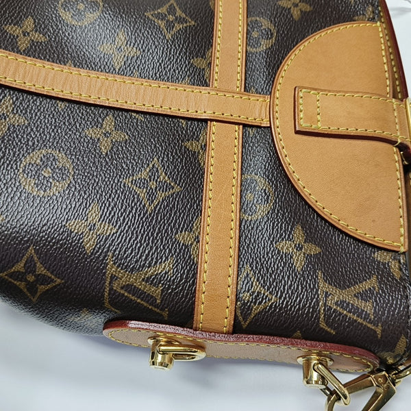 DUFFLE Monogram Coated Canvas Brown