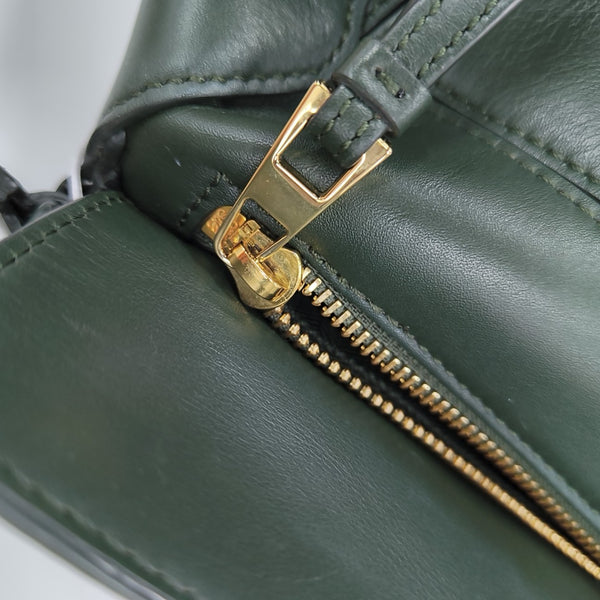 Puzzle Small Calfskin Green