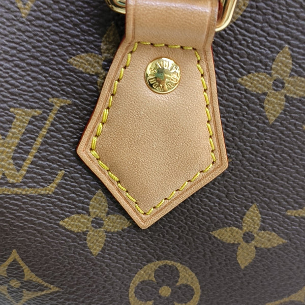 SPEEDY 20 Monogram Coated Canvas Brown