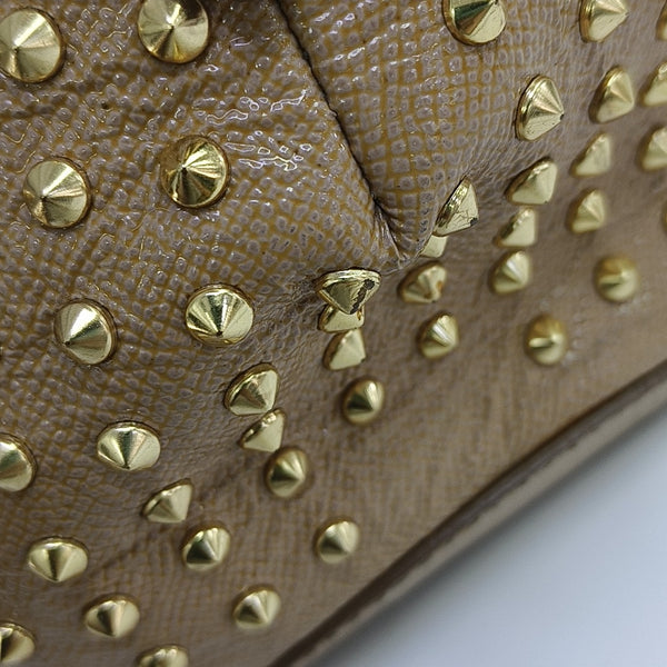 Calfskin Shoulder Bag Brown