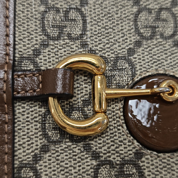 Horsebit 1955 Mini Coated Canvas Beige