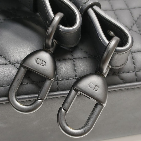 Lady Dior Small Cannage Calfskin Black