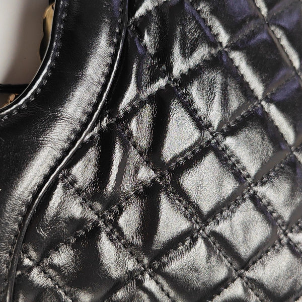 CHANEL 31 Mini Quilted Calfskin Black