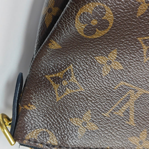 PALLAS BB Monogram Coated Canvas Brown