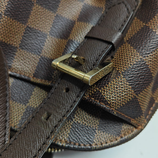 RIVINGTON Damier Ebene Coated Canvas Brown