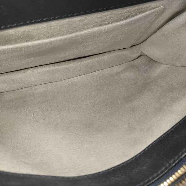 Calfskin Shoulder Bag Blue