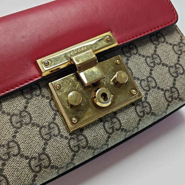 Padlock Small Monogram Coated Canvas Multicolor