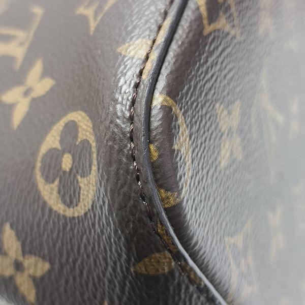 NÉONOÉ MM Monogram Coated Canvas Brown