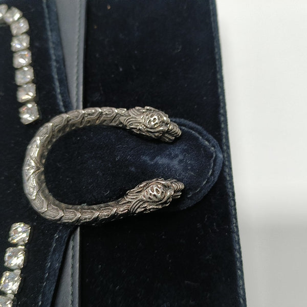 Dionysus Super Mini Velvet Black