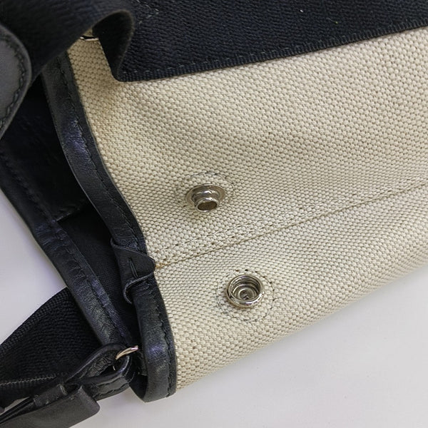 Navy Mini Canvas White