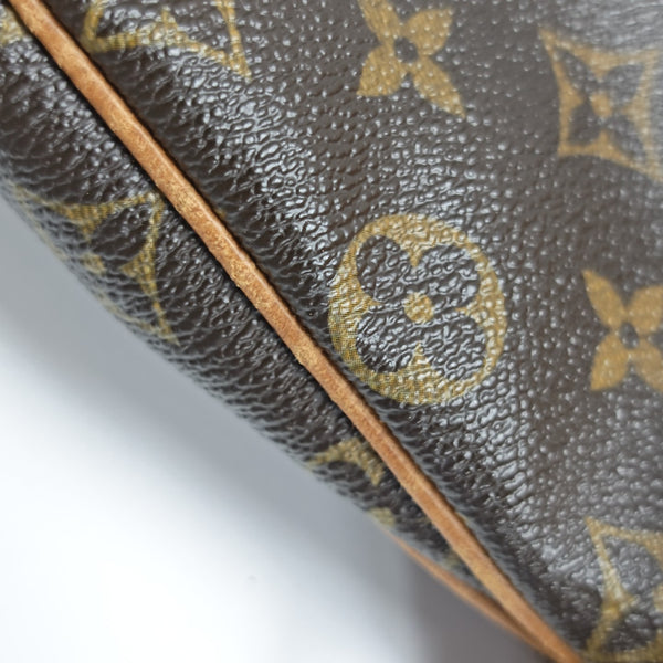 ODEON Monogram Coated Canvas Brown