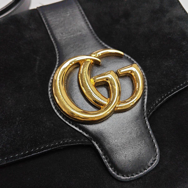 Arli Medium Suede Black