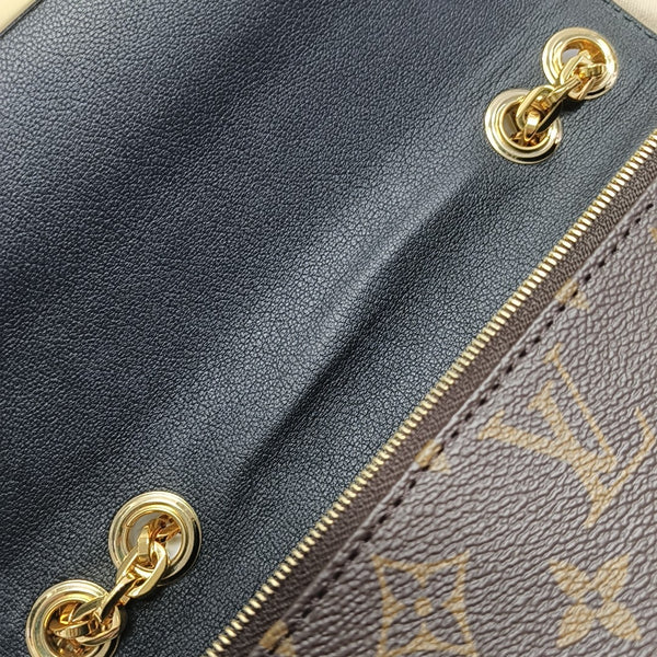 MARCEAU Monogram Coated Canvas Brown
