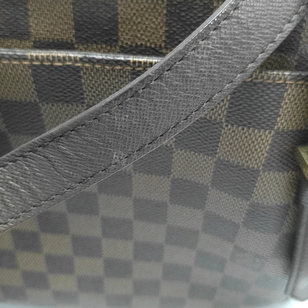 RIVINGTON Damier Ebene Coated Canvas Brown