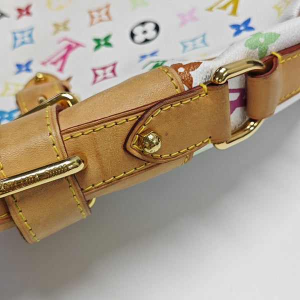 GRETA Monogram Coated Canvas White