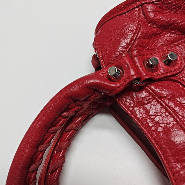 Classic City Mini Lambskin Red