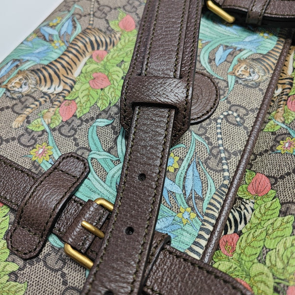 Monogram Coated Canvas Shoulder Bag Beige