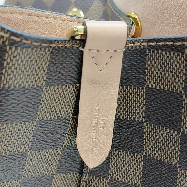 NÉONOÉ MM Damier Ebene Coated Canvas Brown