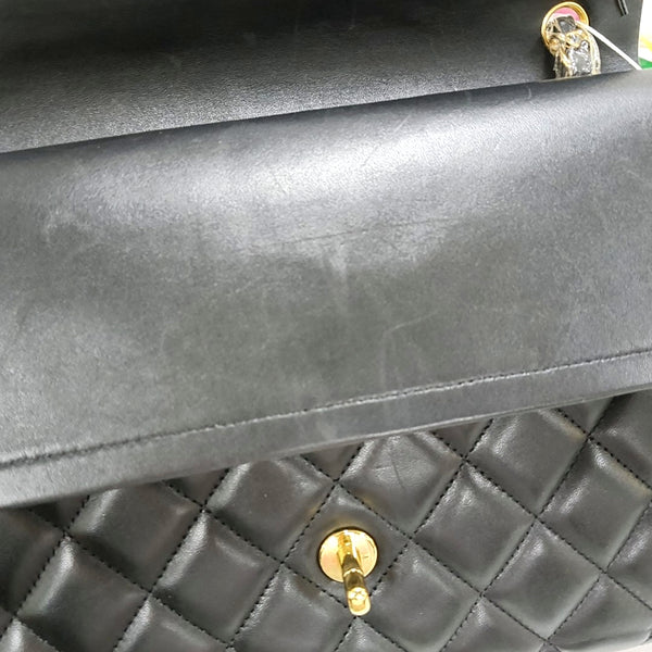 CLASSIC FLAP Jumbo Quilted Lambskin Black