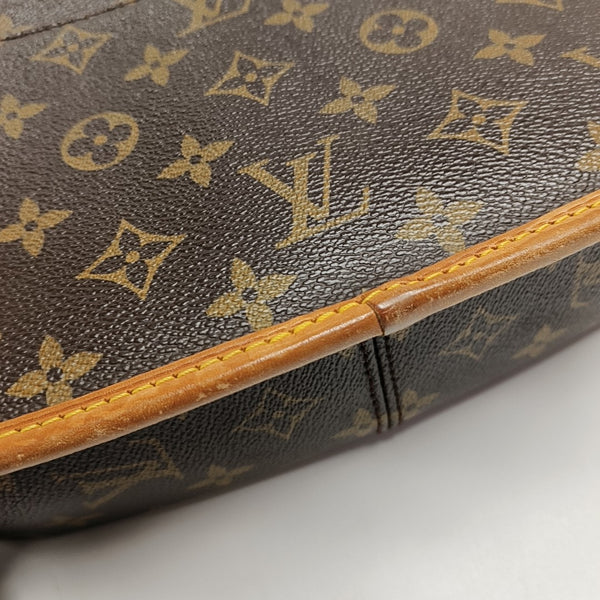 SOLOGNE PM Monogram Coated Canvas Brown