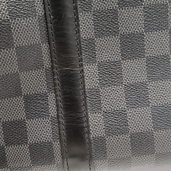 TADAO MM Damier Graphite Coated Canvas Gray