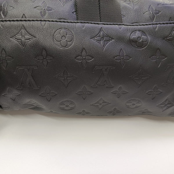 Monogram Calfskin Backpack Black