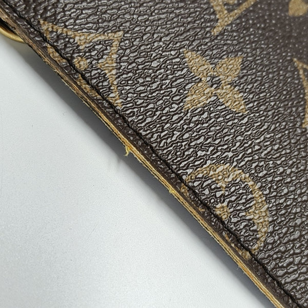 NEVERFULL PM Monogram Coated Canvas Brown