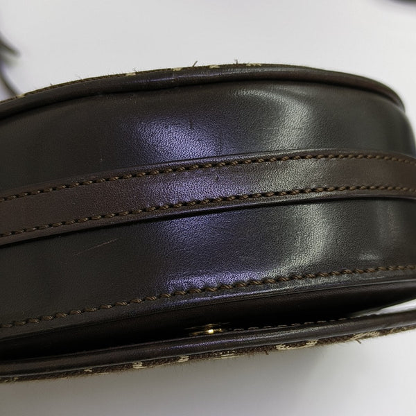 Fabric Shoulder Bag Brown