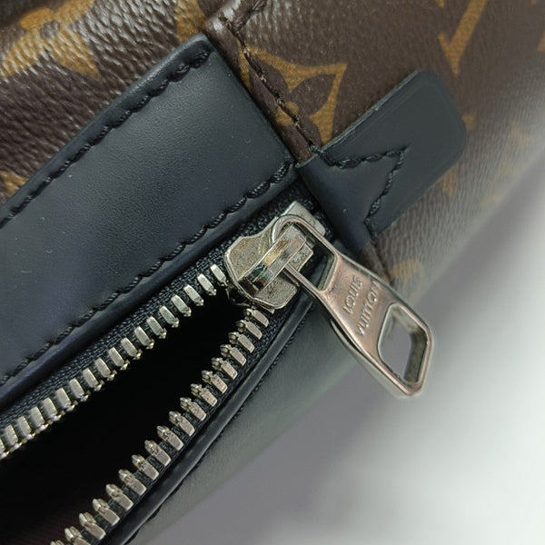 JOSH Monogram Coated Canvas Brown