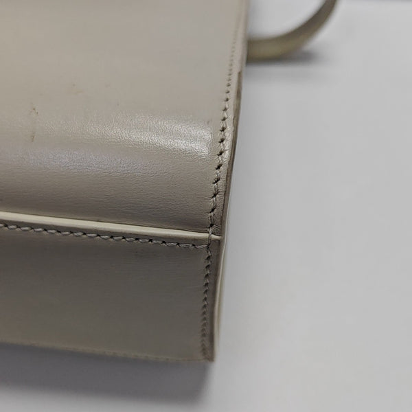 MANHATTAN Medium Calfskin White