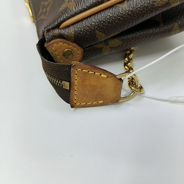 EVA Monogram Coated Canvas Brown