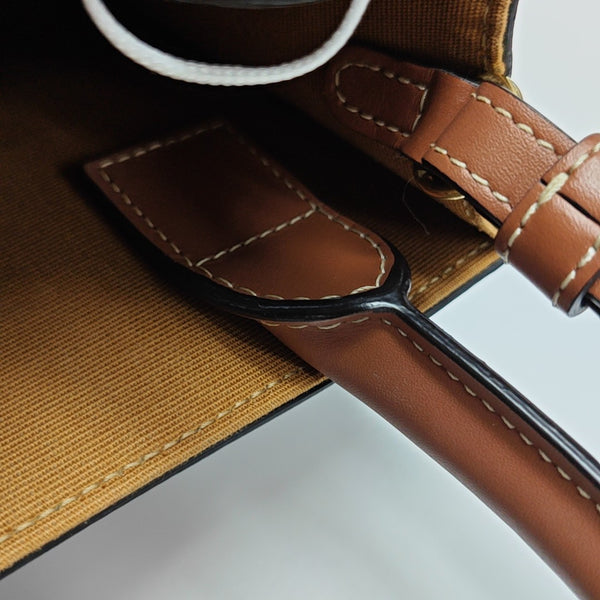 CABAS CELINE Mini Coated Canvas Brown