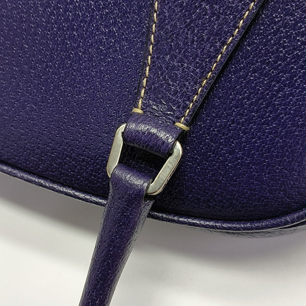 Calfskin Top Handle Bag Purple