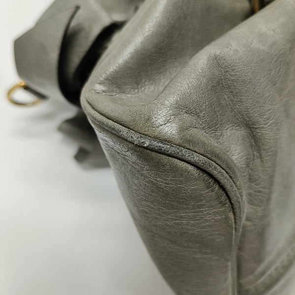 Bow Calfskin Gray