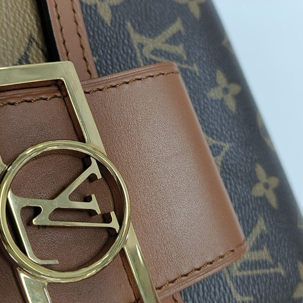 DAUPHINE Mini Coated Canvas Brown