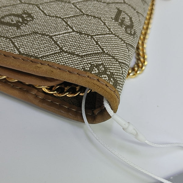 Vintage Honeycomb Coated Canvas Brown