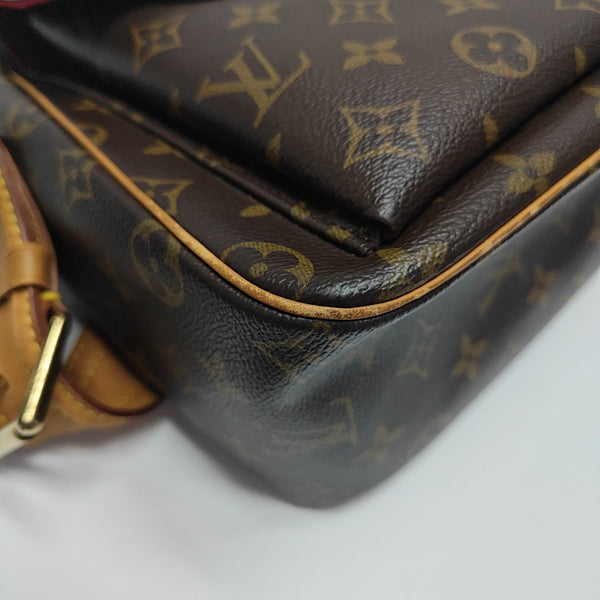 VIVA CITE Monogram Coated Canvas Brown