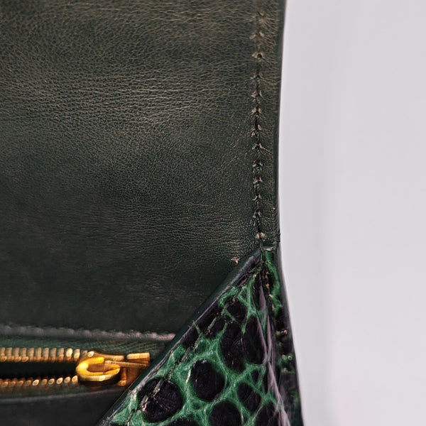 Hourglass S Calfskin Green