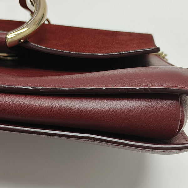 Faye Small Calfskin Red