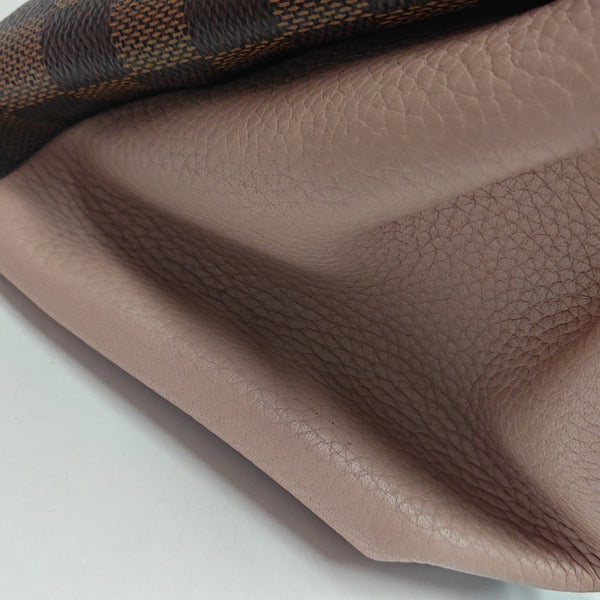 NORMANDY Damier Ebene Coated Canvas Brown