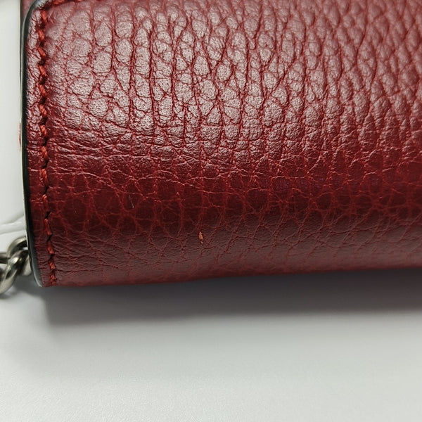 Dionysus Super Mini Calfskin Red