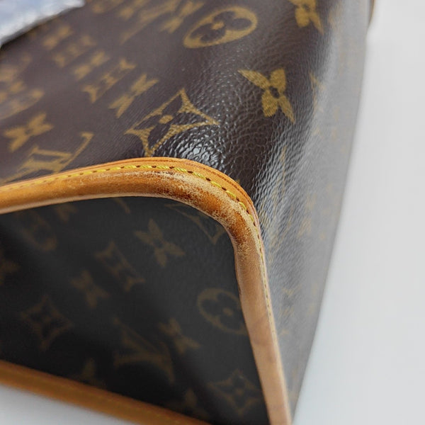 POPINCOURT Monogram Coated Canvas Brown