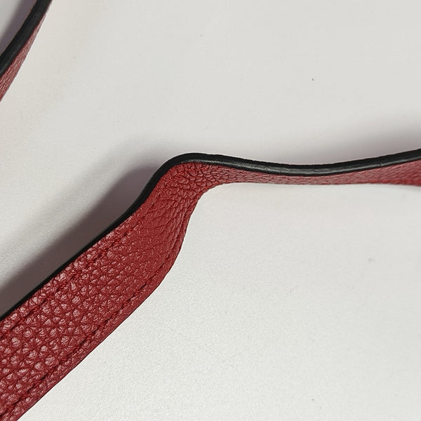 CITY STEAMER PM Calfskin Red